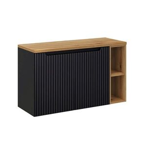 Petits-meubles SKŘÍŇKA POD UMYVADLO 100.4cm Riva Černá a dřevo obraz