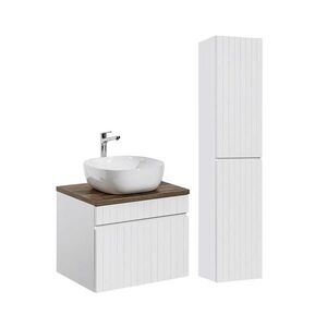 Petits-meubles KOUPELNOVÝ NÁBYTEK 60cm Zelie 2er-Set Bílá obraz