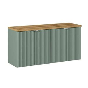 Petits-meubles SKŘÍŇKA POD UMYVADLO 120cm Jade Zelená a dřevo obraz