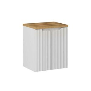 Petits-meubles SKŘÍŇKA POD UMYVADLO 50cm Riva Bílá a dřevo obraz