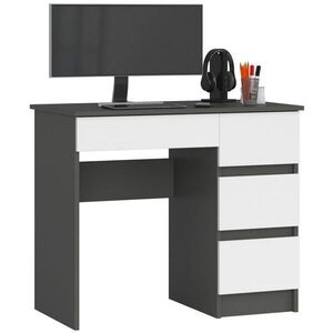 RAUMHIRSCH FURNITURE PSACÍ STŮL Grafitově šedý, bílý 77/90/50 obraz