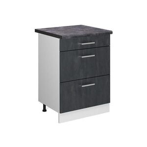 Vicco SPODNÍ SKŘÍŇKA KUCHYŇSKÉ LINKY R-Line Černý beton 60 cm PD Antracit obraz