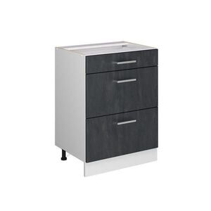 Vicco SPODNÍ SKŘÍŇKA KUCHYŇSKÉ LINKY R-Line Černý beton 60 cm bez pracovní desky obraz