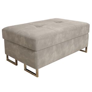 MASSENO MASSENO Taburet BARLET, Puf, Vanilla obraz