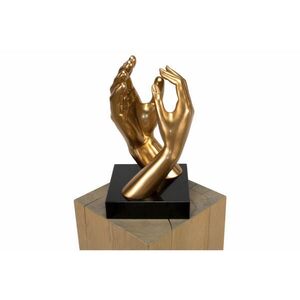 KUNSTLOFT DEKORATIVNÍ SOCHA ZLATÁ, 21/41 CM obraz