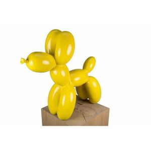 KUNSTLOFT DEKORATIVNÍ SOCHA ŽLUTÁ, 50/46 CM obraz