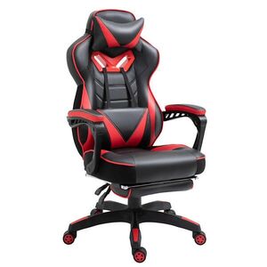 Vinsetto ERGONOMICKÁ KANCELÁŘSKÁ ŽIDLE, černá+červená obraz