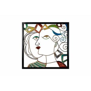 KUNSTLOFT KOVOVÝ OBRAZ BAREVNÉ SETKÁNÍ, 60/60 CM obraz