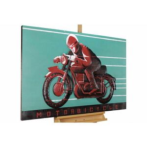 KUNSTLOFT KOVOVÝ OBRAZ O ZÁVOD, 120/80 CM obraz