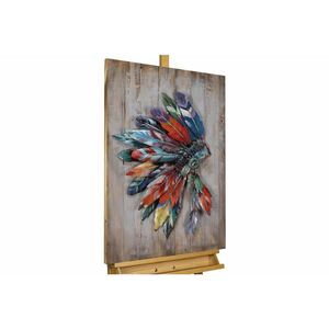 KUNSTLOFT KOVOVÝ OBRAZ NÁČELNÍKOVA KORUNA, 60/90 CM obraz