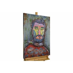 KUNSTLOFT KOVOVÝ OBRAZ NEONOVÝ BLESK, 60/90 CM obraz