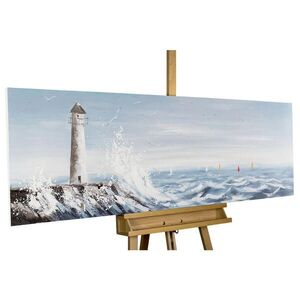 KUNSTLOFT OLEJOMALBA 150/50 cm, Moře a pláž obraz