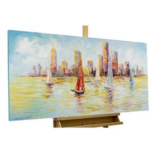 KUNSTLOFT OLEJOMALBA 120/60 cm, Moře a pláž obraz