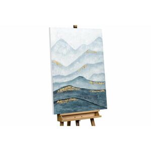 KUNSTLOFT RUČNĚ MALOVANÝ AKRYLOVÝ OBRAZ PETROL, 75/100 CM obraz