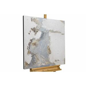 KUNSTLOFT RUČNĚ MALOVANÝ AKRYLOVÝ OBRAZ ŠEDÝ, 80/80 CM obraz