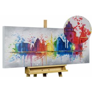 KUNSTLOFT OLEJOMALBA 120/60 cm, Město a architektura obraz