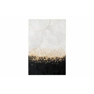 KUNSTLOFT RUČNĚ MALOVANÝ AKRYLOVÝ OBRAZ ČERNÝ/BÍLÝ, 60/90 CM obraz