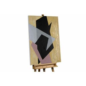 KUNSTLOFT RUČNĚ MALOVANÝ AKRYLOVÝ OBRAZ ČERNÝ, 75/100 CM obraz