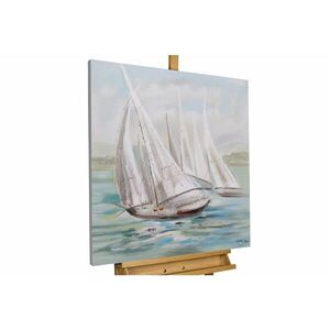 KUNSTLOFT OLEJOMALBA 80/80 cm, Moře a pláž obraz