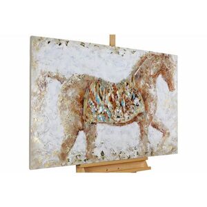 KUNSTLOFT RUČNĚ MALOVANÝ AKRYLOVÝ OBRAZ BÉŽOVÝ, 120/80 CM obraz
