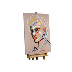 KUNSTLOFT RUČNĚ MALOVANÝ AKRYLOVÝ OBRAZ BÉŽOVÝ, 75/100 CM obraz
