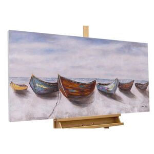 KUNSTLOFT OLEJOMALBA 120/60 cm, Moře a pláž obraz