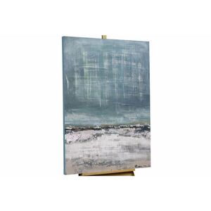 KUNSTLOFT RUČNĚ MALOVANÝ AKRYLOVÝ OBRAZ MODRÝ/BÉŽOVÝ, 60/90 CM obraz