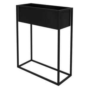 ML-DESIGN VÁZAČ NA KVĚTINY 60 x 25 x 78 cm, obdélníkový, černý, z kovu obraz