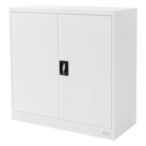 ML-DESIGN SKŘÍŇ NA DOKUMENTY 90x40x90 cm bílá z oceli obraz