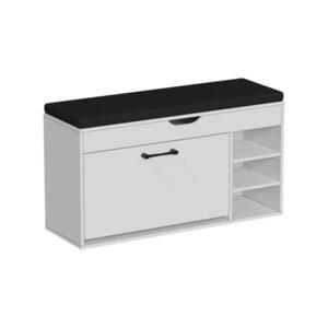 Vicco BOTNÍK S LAVICÍ Solino Bílá/černá 90 x 50 cm se sedadlem obraz