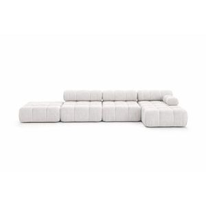 Kaiser Möbel ROHOVÁ SEDAČKA ve tvaru L XL, tkanina Bouclé Abriamo, Ecru, Pravá strana, Selia L XL obraz