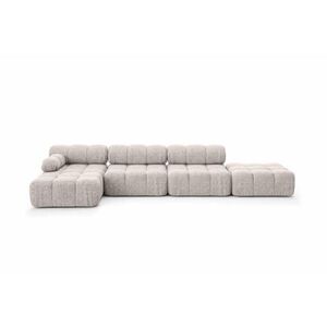 Kaiser Möbel ROHOVÁ SEDAČKA ve tvaru L XL, tkanina Bouclé Abriamo, Béžová, Levá strana, Selia L XL obraz