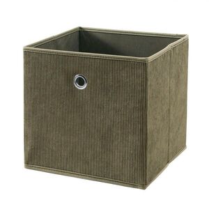 Calicosy SKLÁDACÍ kostka z khaki manšestrové látky - V 27 cm obraz