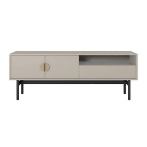 Selsey TV-STOLEK Stoon II Taupe 154 cm obraz