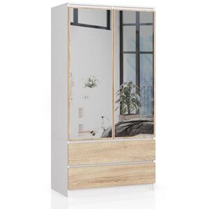 RAUMHIRSCH FURNITURE SKŘÍŇ Bílá, dub Sonoma 180/90/51 obraz