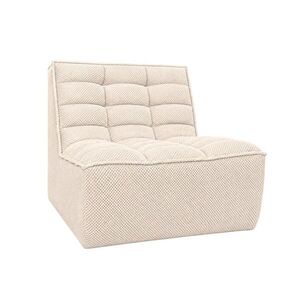 Kaiser Möbel KŘESLO, lounge křeslo, plyšová tkanina Pop, Krémová, LAZY obraz