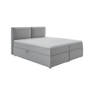 S-Style POSTEL BOXSPRING 180/200 cm Eclipse ze šedého mikrovlákna obraz