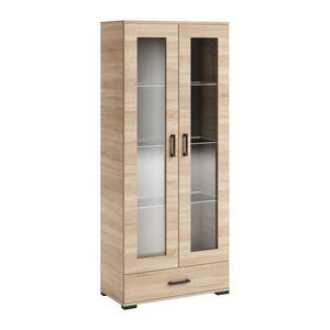 MASSENO VITRÍNA ALBANO 80/186/40 cm Dub Sonoma obraz