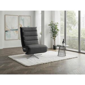Sit & More RELAXAČNÍ KŘESLO, kůže, černá obraz