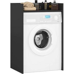 RAUMHIRSCH FURNITURE SKŘÍŇ NA PRAČKU, 64 × 50 × 98 cm černá obraz