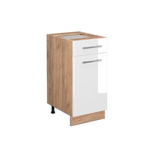 Vicco SPODNÍ SKŘÍŇKA KUCHYŇSKÉ LINKY Fame-Line Bílá vysoký lesk 40 cm bez pracovní desky obraz