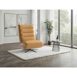 Sit & More RELAXAČNÍ KŘESLO, kůže, curry žlutá obraz