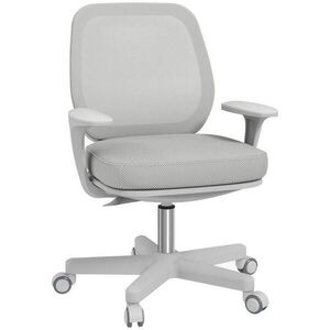 SHOPENTRA ERGONOMICKÉ otočné židle s funkcí otáčení, výškově nastavitelné, šedé obraz