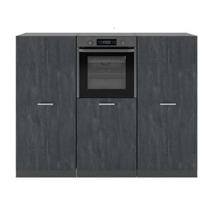 Vicco KUCHYŇSKÝ BLOK R-Line Černý beton/antracit 180 cm bez pracovní desky obraz