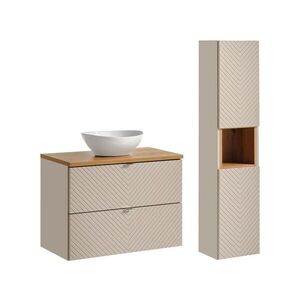 Petits-meubles KOUPELNOVÝ NÁBYTEK 80.4cm Manoa 2er-Set Kašmír obraz