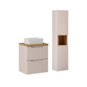 Petits-meubles KOUPELNOVÝ NÁBYTEK 50.4cm Riva 2er-Set Kašmír obraz