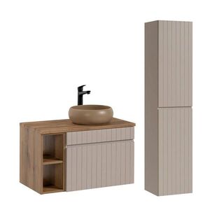 Petits-meubles KOUPELNOVÝ NÁBYTEK 80.4cm Zelie 2er-Set Kašmír obraz