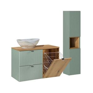 Petits-meubles KOUPELNOVÝ NÁBYTEK 90.4cm Jade 2er-Set Zelená obraz