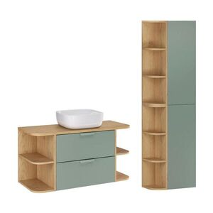 Petits-meubles KOUPELNOVÝ NÁBYTEK 100.4cm Oria 2er-Set Zelená obraz