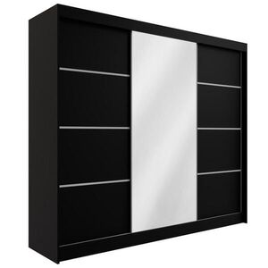 ALTDECOR ŠATNÍ SKŘÍŇ PAOKI – 250 cm – černá obraz
